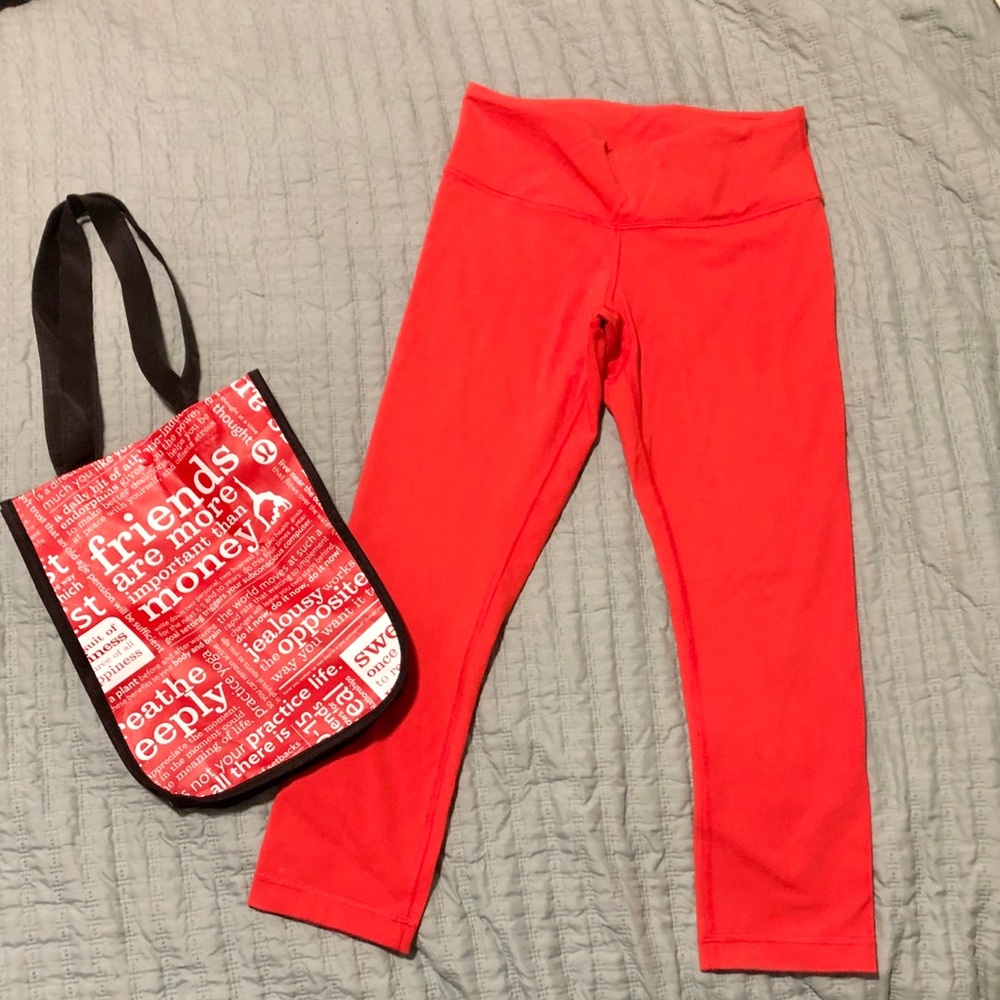 Lululemon Wonder Under Crop Tights